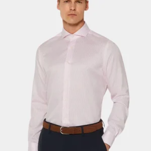 Camisa Clasic Rosada con Mircrorayas