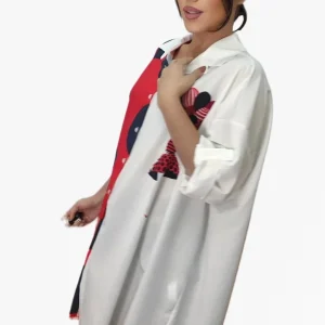 Camisa Abotonada Topos Globo