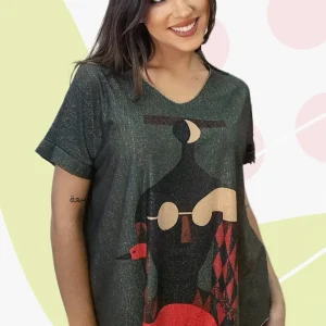 Camiseta Lurex Garza