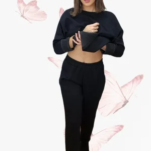 Pantalon Algodon Jogger Negro