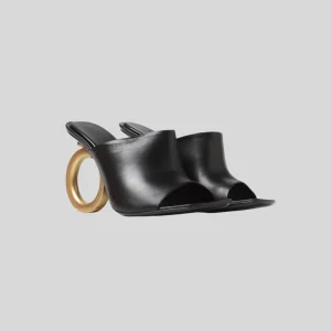 Tacones Color Negro Elina Mules S.F.