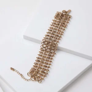 Pulsera Teruel Dorada Humana