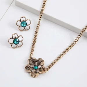 Collar + Aro Ebro Verde Tatienne