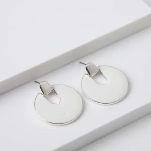 Aros Mediano Narciso Blanco Humana