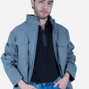 Chaqueta de Cuadros Estilo Británico H.L.