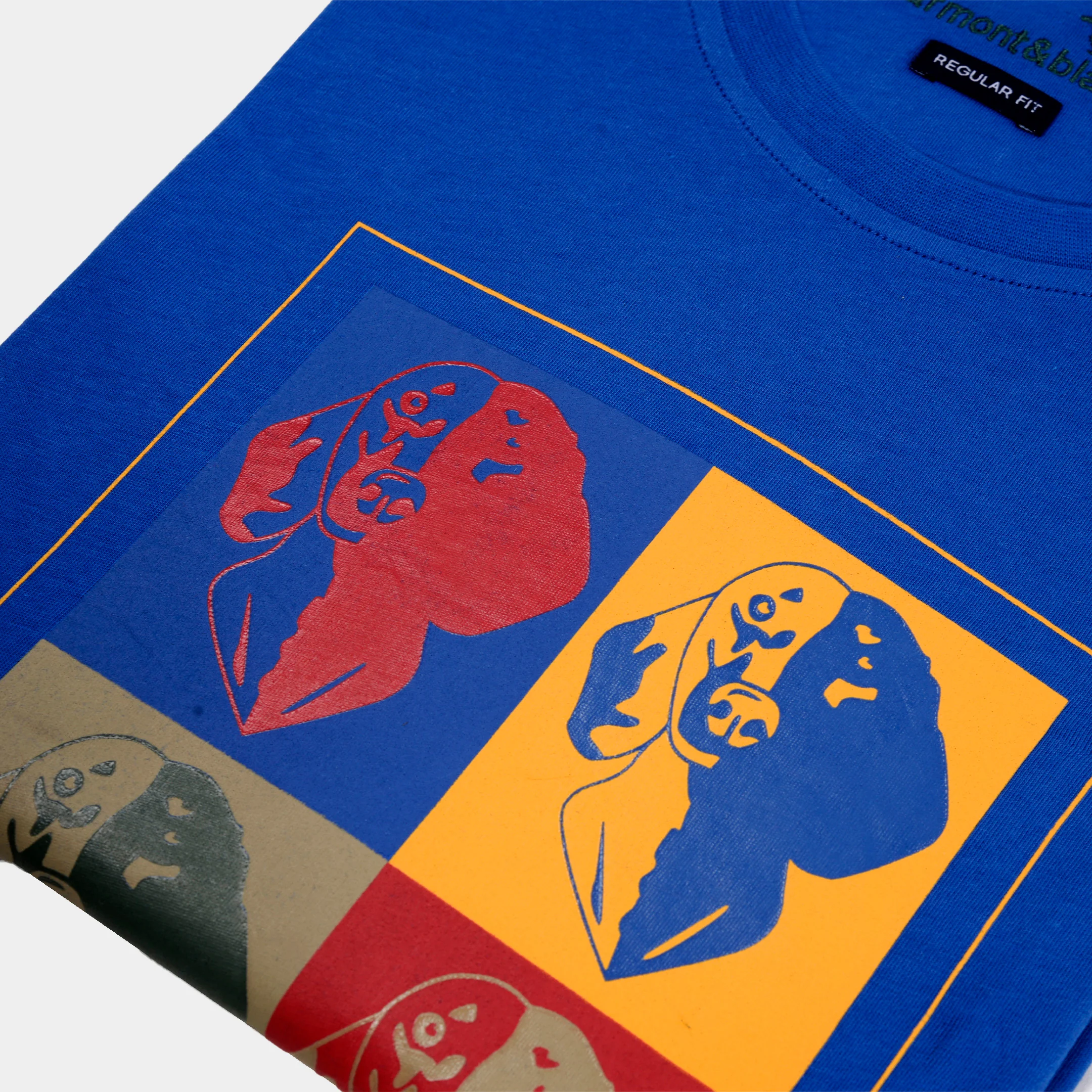 Camiseta T_shirt Azul Marino H&B - Imagen 6