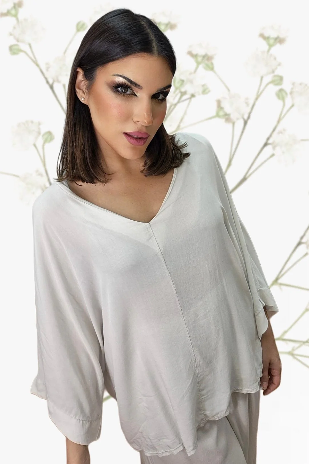 Bluson FLuido Oversize Beige