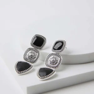 Aros Largo Rod Plateado Humana