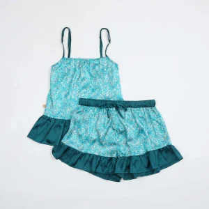 Pijama Short Savage Turquesa S Humana