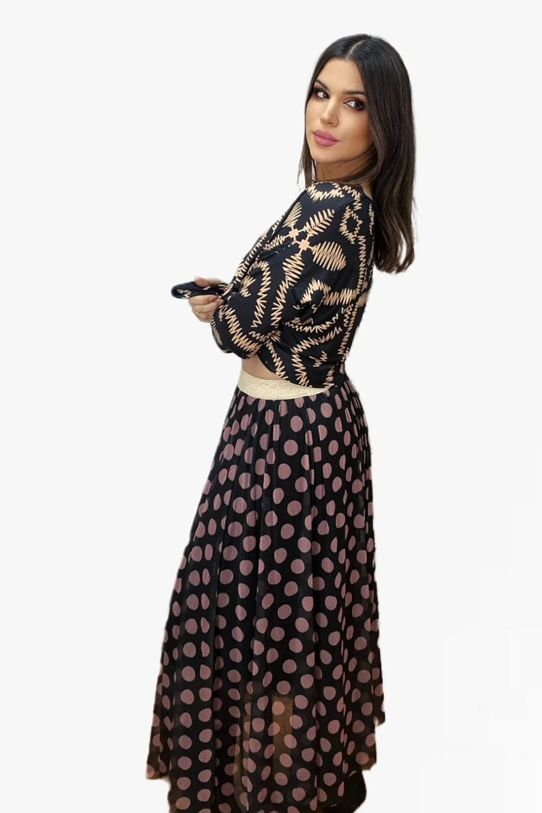 Falda Tul Topos Negra - Imagen 3