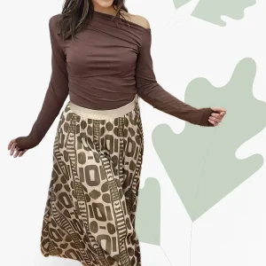 Falda Tul Maya Verde