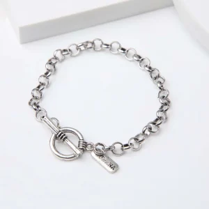 Pulsera Alginet Plateada Humana