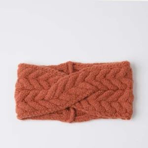 Cintillo Tejido Trenzas Rojo i-D