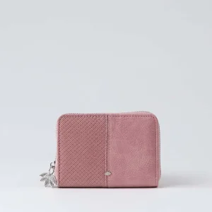 Billetera Mediana Lisa Rosada i-D