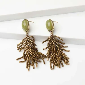 Aros Largo Verde Clementina Tatienne