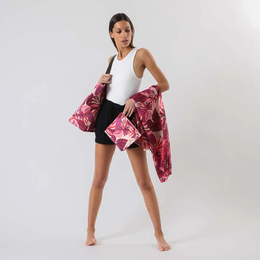 Set Playa Floral Rosado Humana - Imagen 3