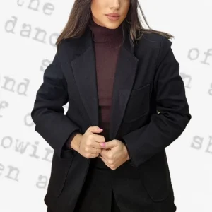 Blazer Oversize Bolsillos Negra