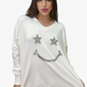 Jersey Star Smile Blanco