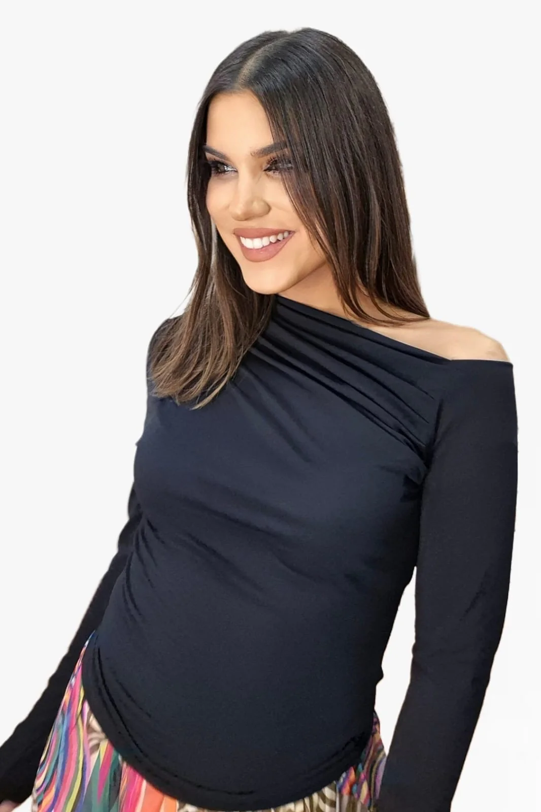 Camiseta Fluida Negra - Imagen 3