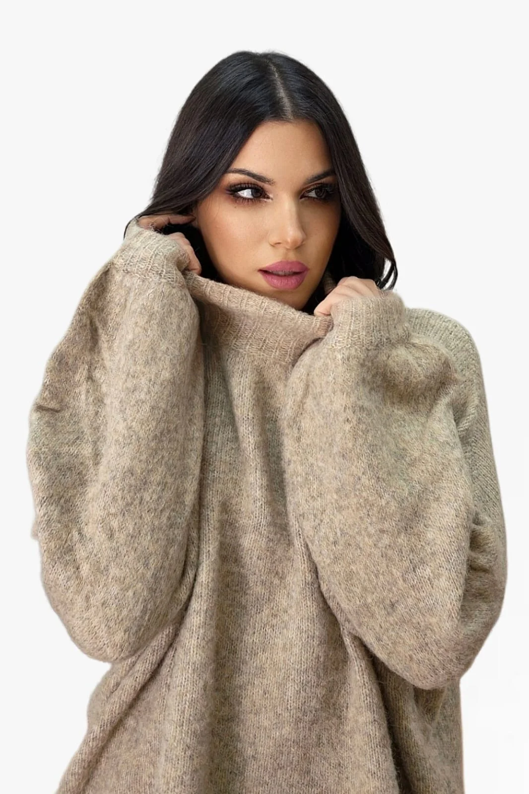 Jersey Manga Abullonada Camel - Imagen 3