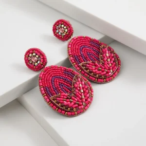 Aros Largo Arucas Rosado Humana