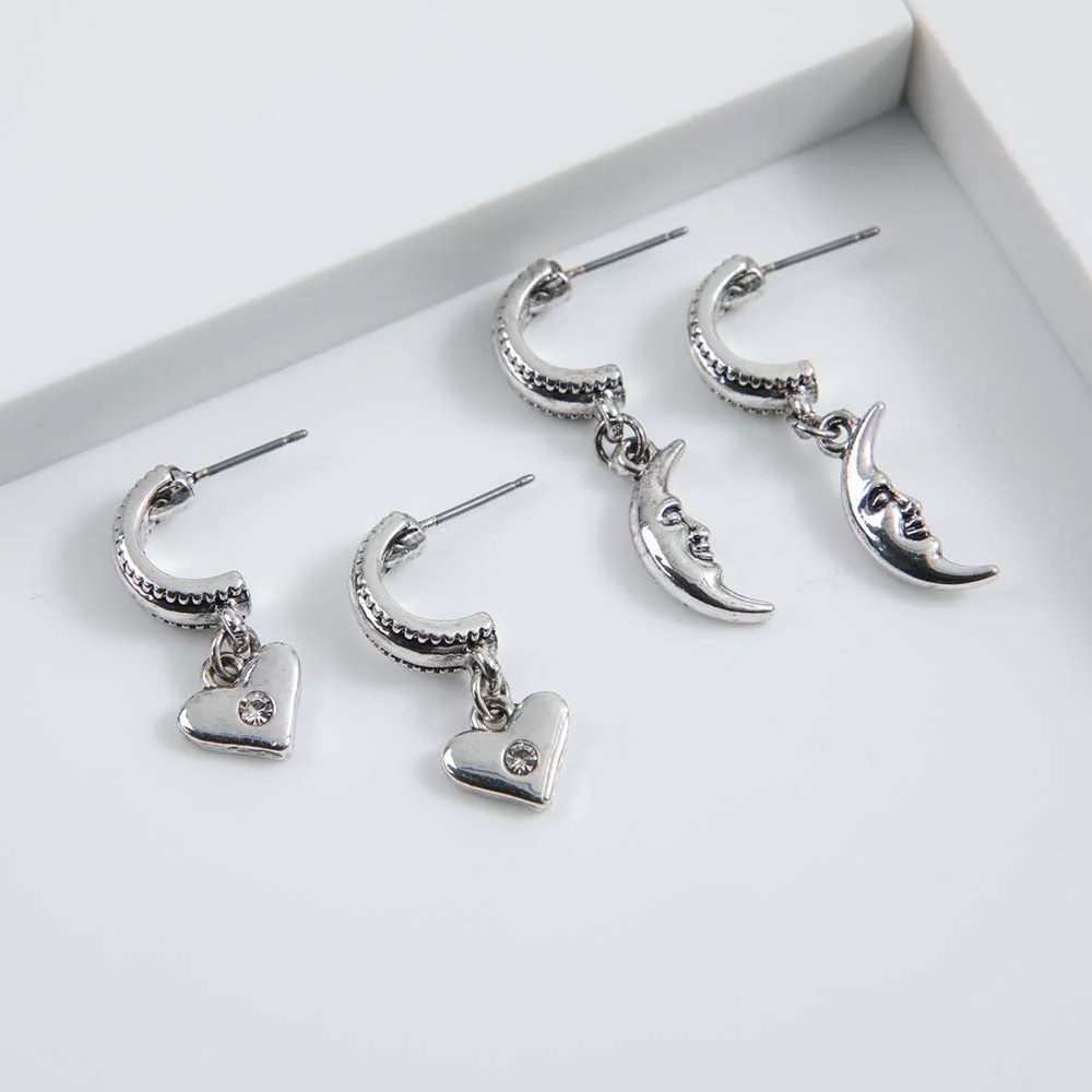 Set de Aros Famiglia Plateados i-D