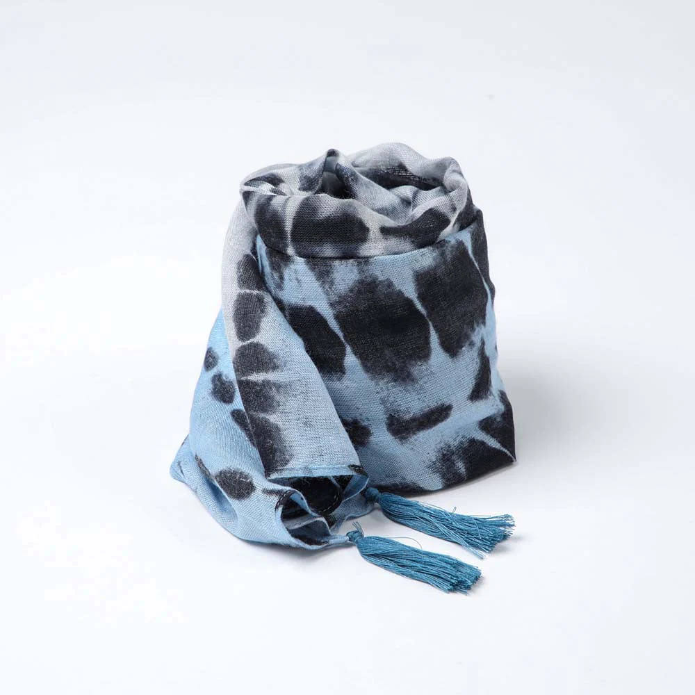 Pañuelo Estampado Aurora Azul Humana