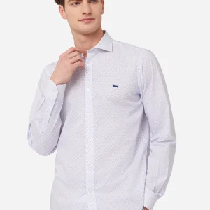 Camisa de Micro-Patrón Clásico H&B