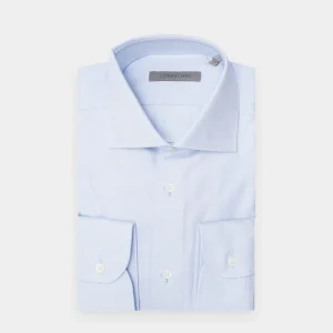 Camisa Azul Claro Algodón C.