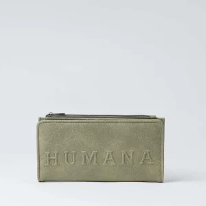 Billetera Grande Sparkle Verde Humana
