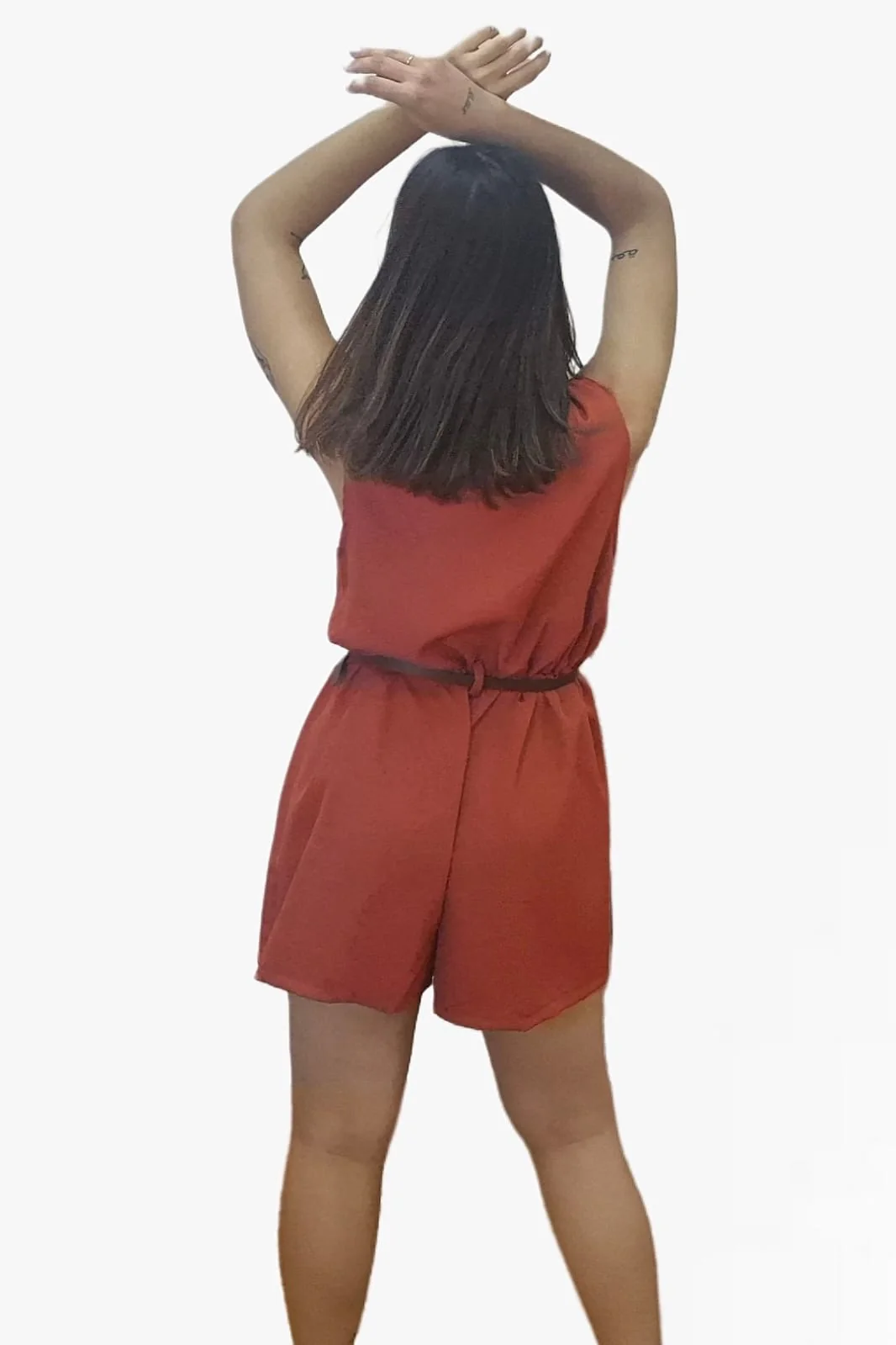 Mono Solapa Cruzada Rojo - Imagen 3