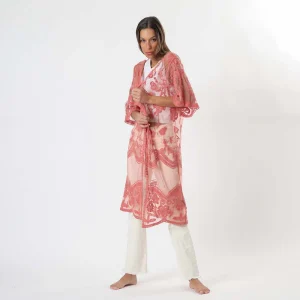 Kimono Paz Rosado Humana