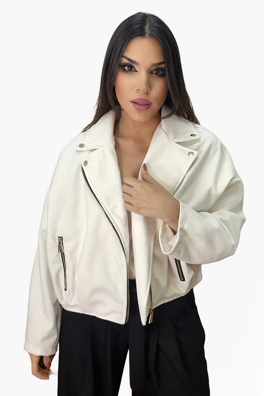 Bomber Pinzas Crudo - Imagen 5