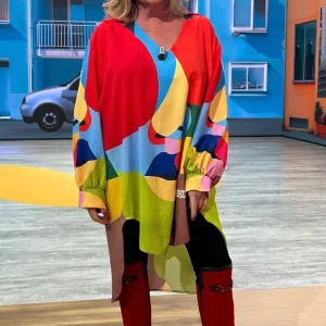 Blusa Cara multicolor