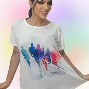 Camiseta Siluetas Acuarela