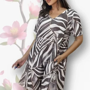 Vestido Chocolate Zebra