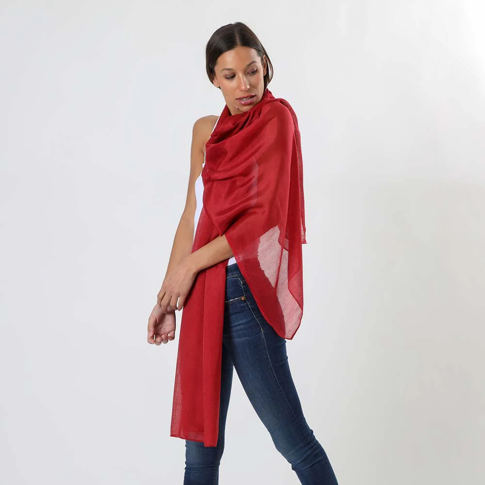 Pañuelo Liso Passion Rojo Humana - Imagen 3