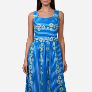 Vestido Dama Azul Celes H&B