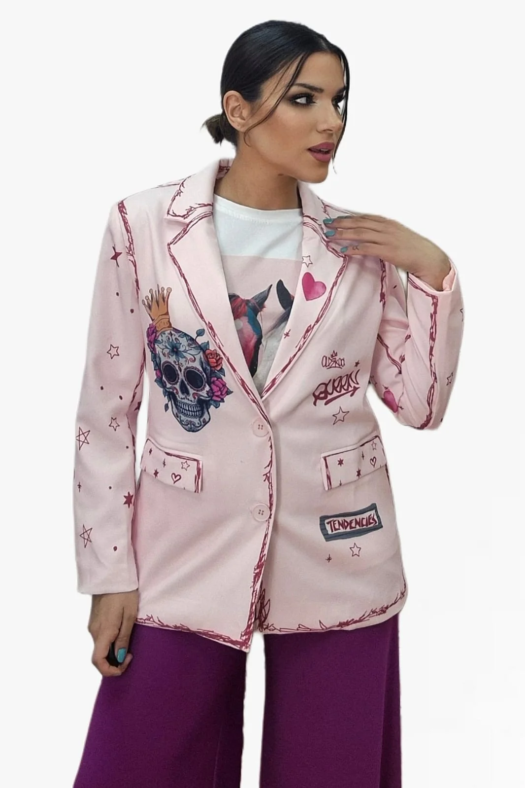Blazer Tendezies Rosa - Imagen 5