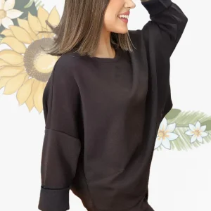 Sudadera Manga Ranglan Marrón