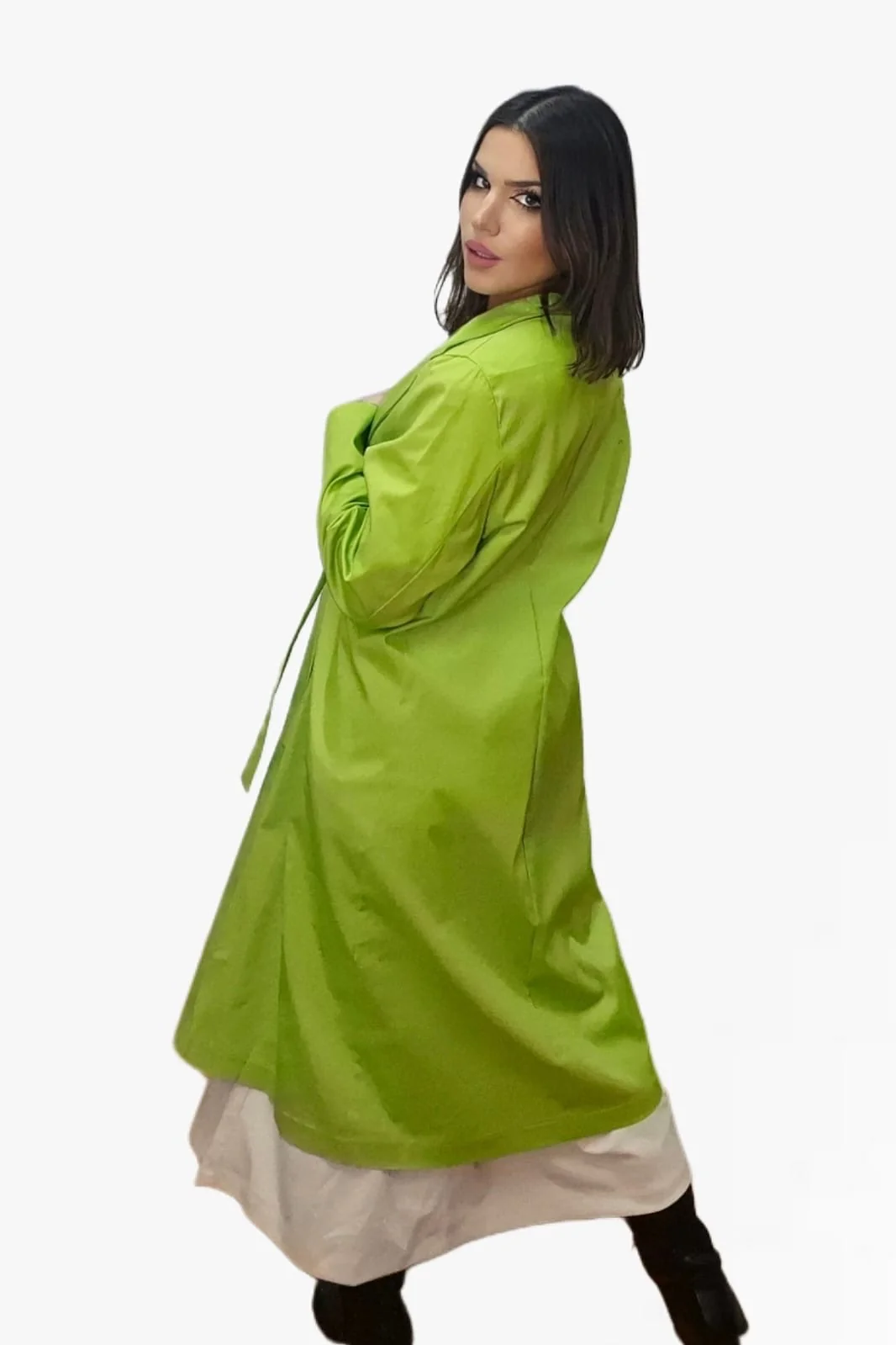 Gabardina Irregular Verde - Imagen 4