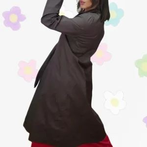 Gabardina Irregular Marrón