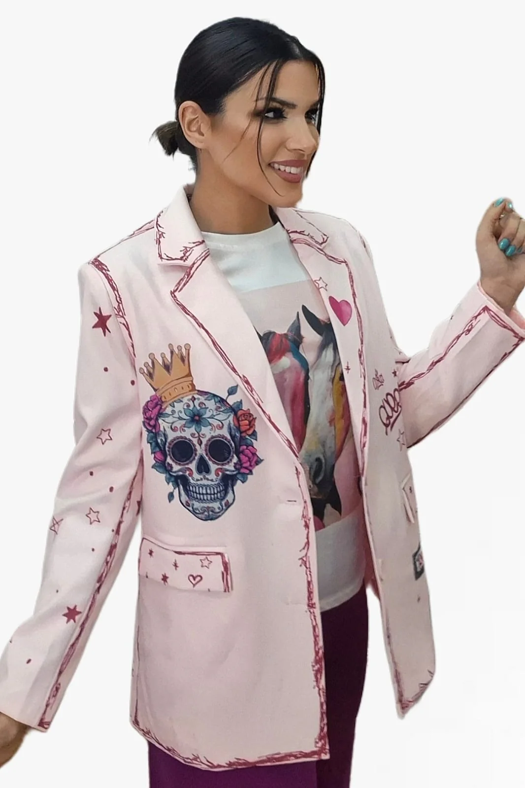 Blazer Tendezies Rosa - Imagen 3