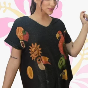 Camiseta Costa Rica Negra