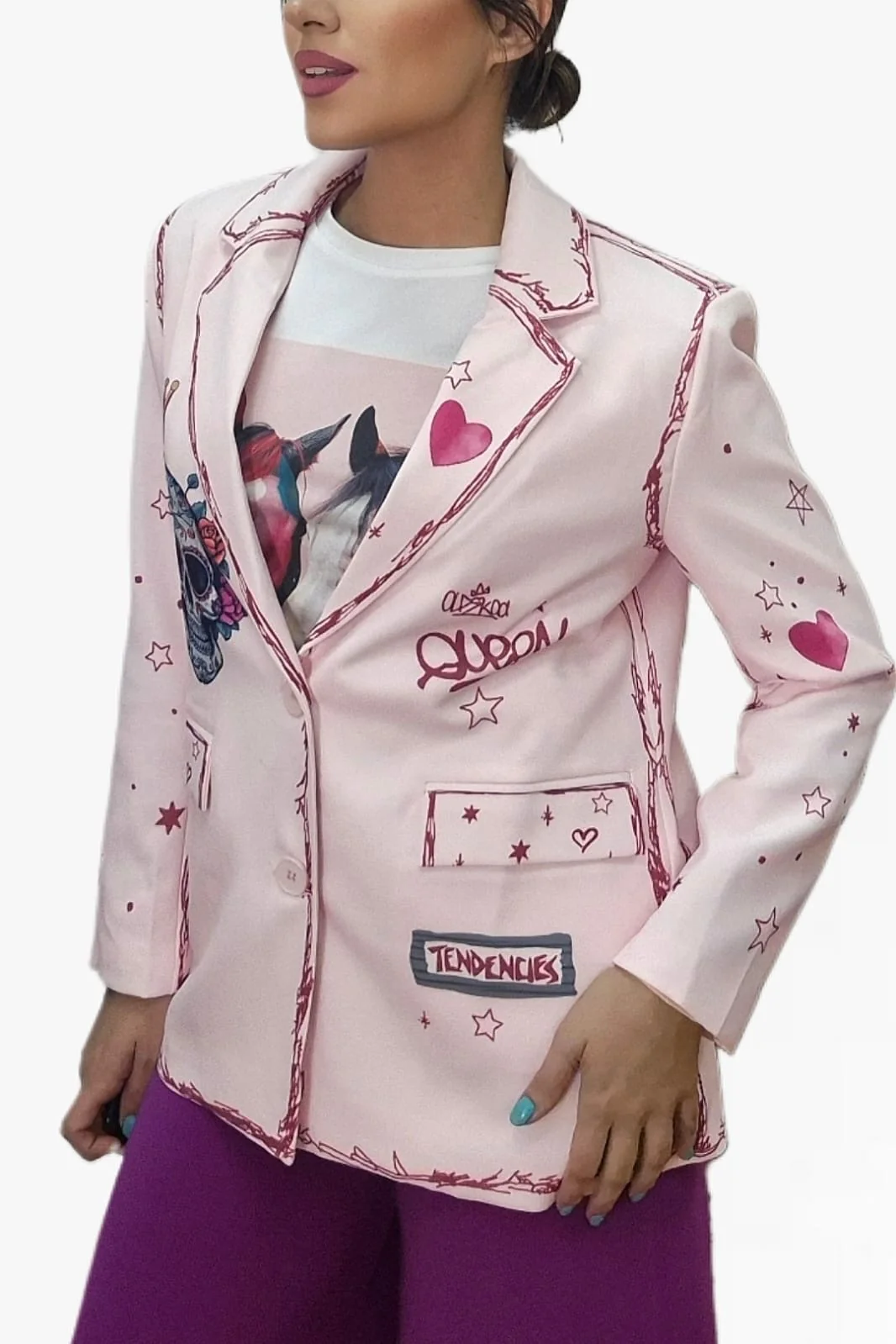 Blazer Tendezies Rosa - Imagen 4