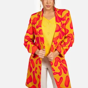 Blazer Formas Multicolor