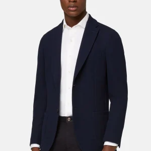 Saco Boggi Azul en Algodón