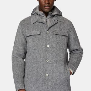 Chaqueta Link Shirt Jacket Gris B.