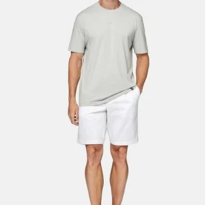 Bermudas Blancas en Algodón B.