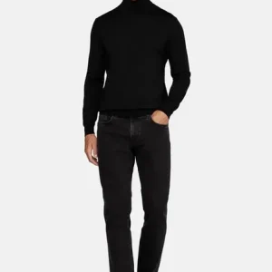 Jeans Clasic Color Negro B.